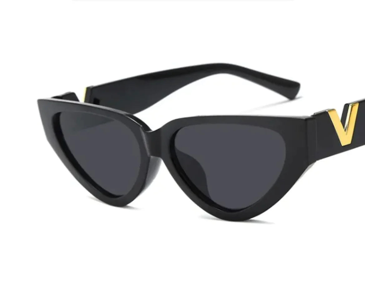 Ficus Sunglass Negro Cat Eye